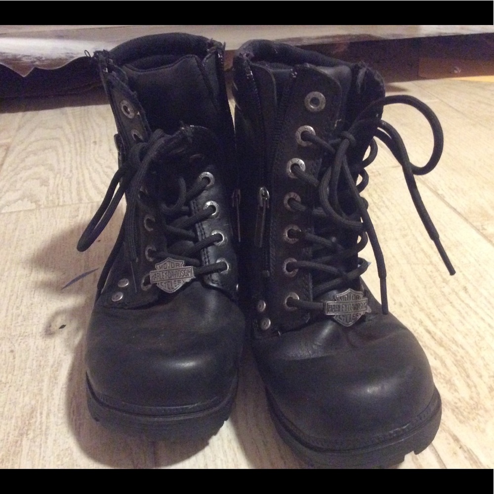 Harley Davidson Combat Boots Size 9.5 Women’s
